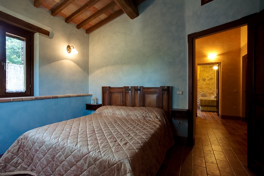 Ca' Princivalle 2-Zimmer-Wohnung Sambuco: Schlafzimmer