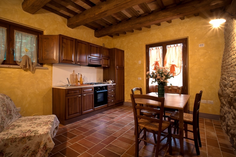 Ca' Princivalle 3-room apartment Gelsomino: kitchen